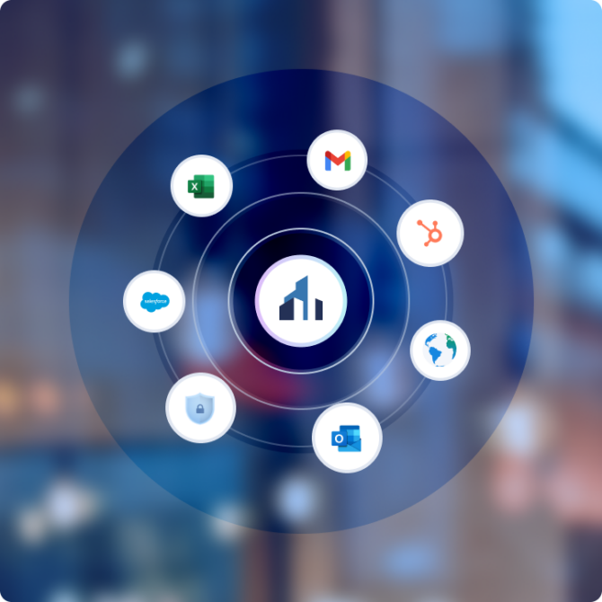 The API connected to CRM and onboarding apps